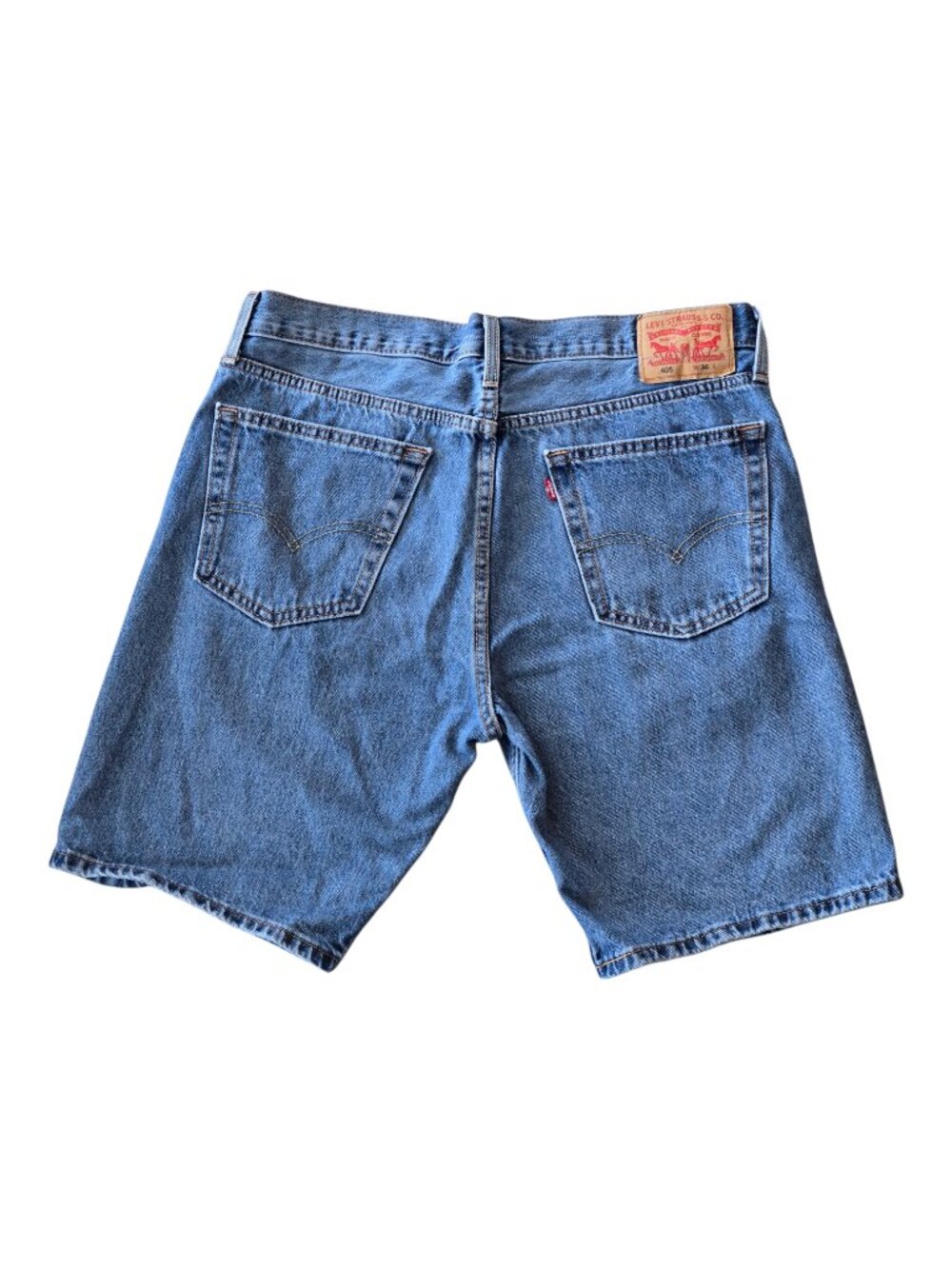 Levi's 405 Denim Shorts 36W Excellent Condition - Picture 2 of 13